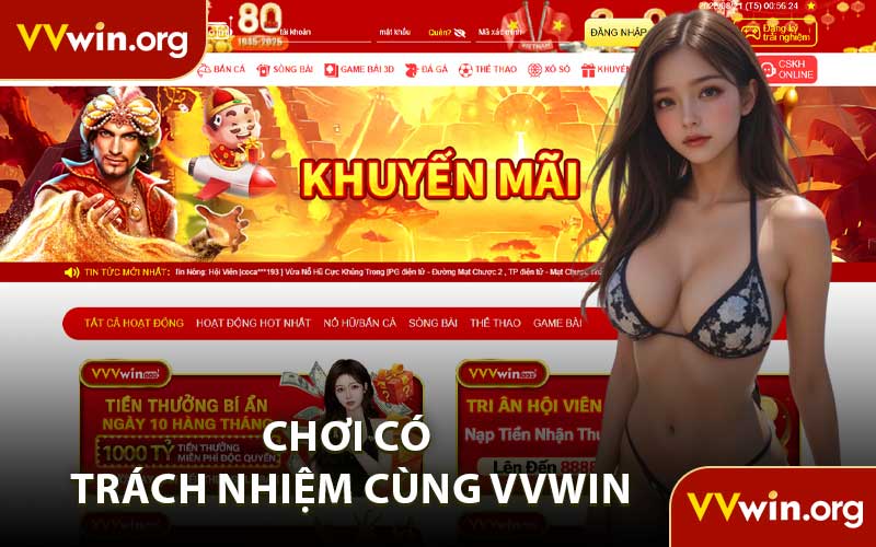 Chơi Có Trách Nhiệm Cùng VVWIN