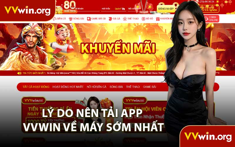 Lý Do Nên Tải App VVWIN Về Máy Sớm Nhất