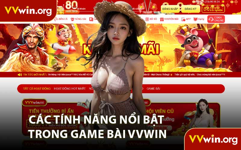 Các Tính Năng Nổi Bật Trong Game Bài VVWIN